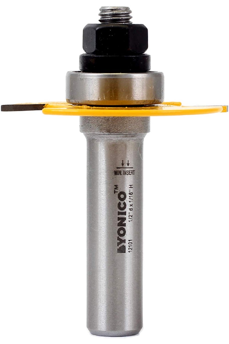 YONICO Router Bits Slotting Cutter 1/16-Inch 1/2-Inch Shank 12101 - Image 1
